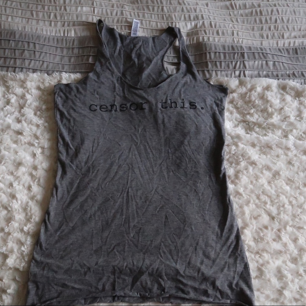 Very Slimming Grey Tank Top